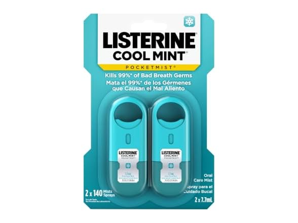 Listerine Cool Mint Pocketmist Oral Care Mist