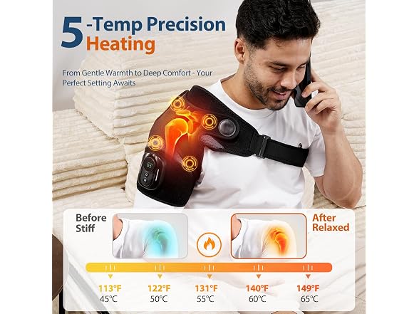 Shoulder Heating Pad, Shoulder Massager