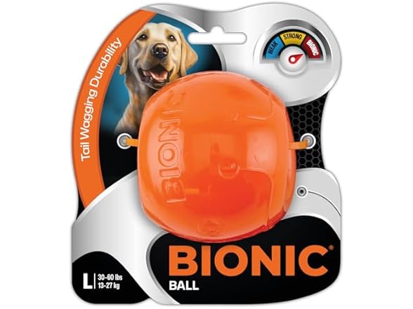 BIONIC Large Dog Chew Ball