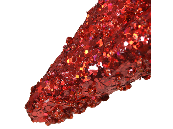 Valentine's Banner with Red Glitter