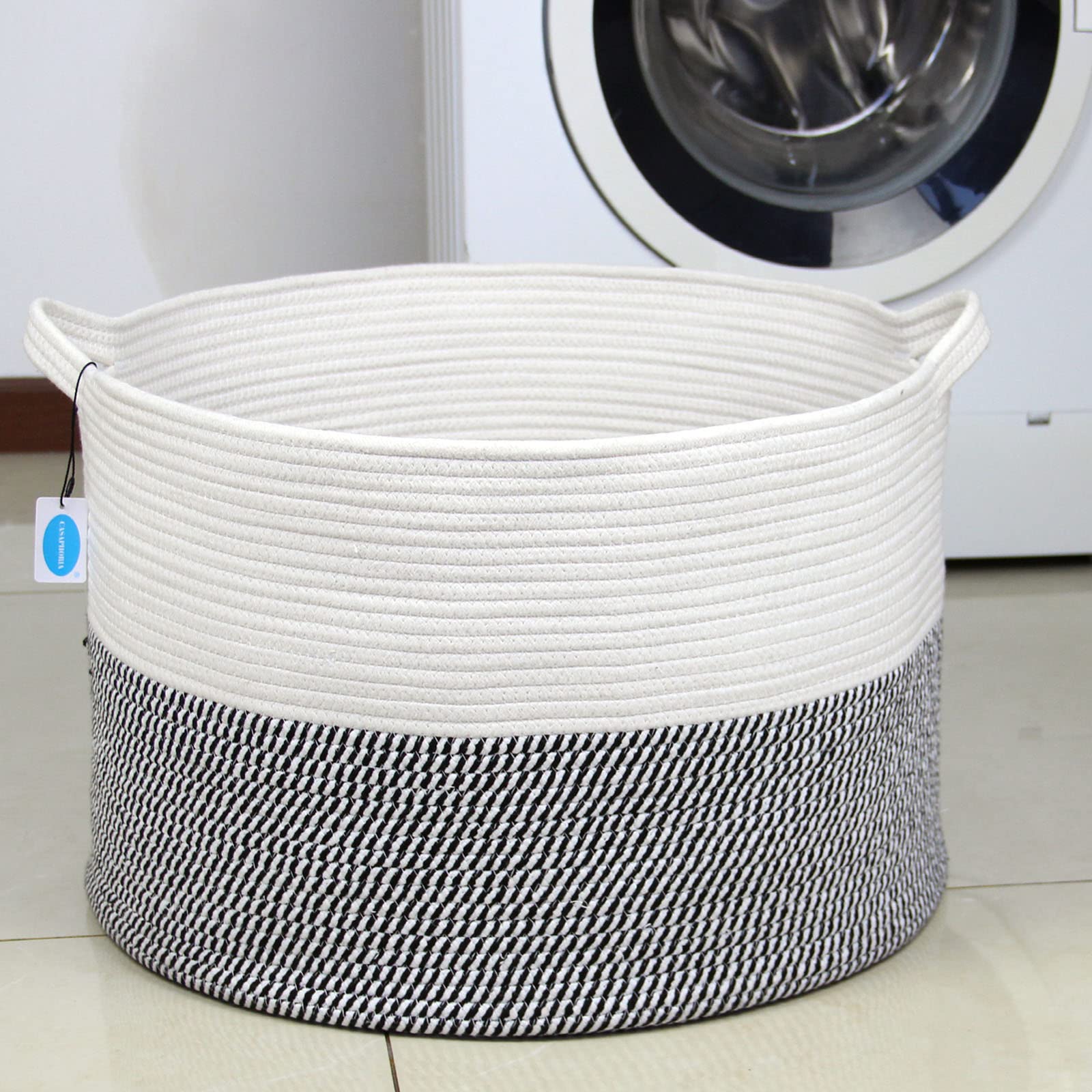Casaphoria XXXLarge Cotton Rope Basket - Gallery 23