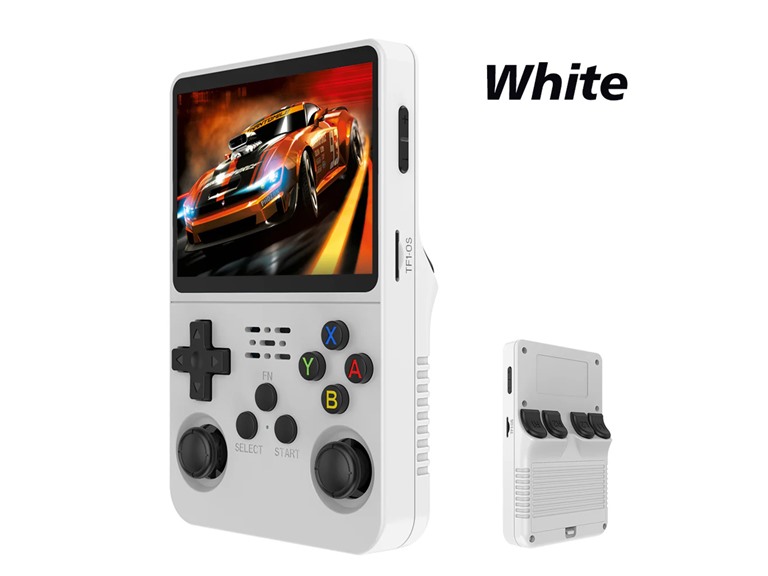 RetroRush MQ-RUSH-WHT RetroRush Retro Handheld Gamin