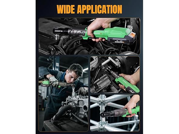WORKPROX 3/8 Electric Ratchet Set