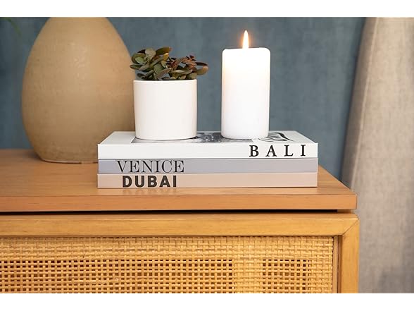 Generic  Set of 3 Decorative Books