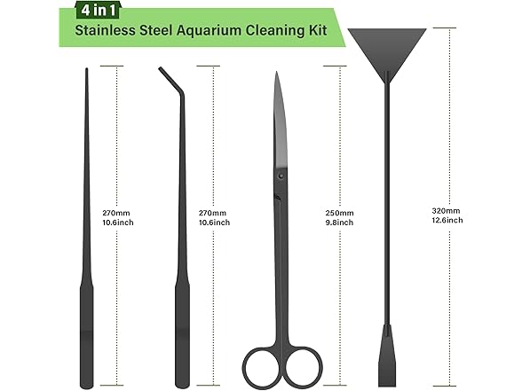 Simple Deluxe Aquarium Aquascape Tool Kit
