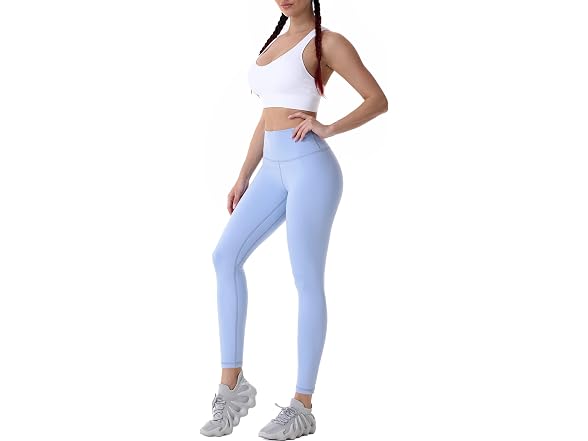 Sunzel Womens Leggings 28in S Light Blue