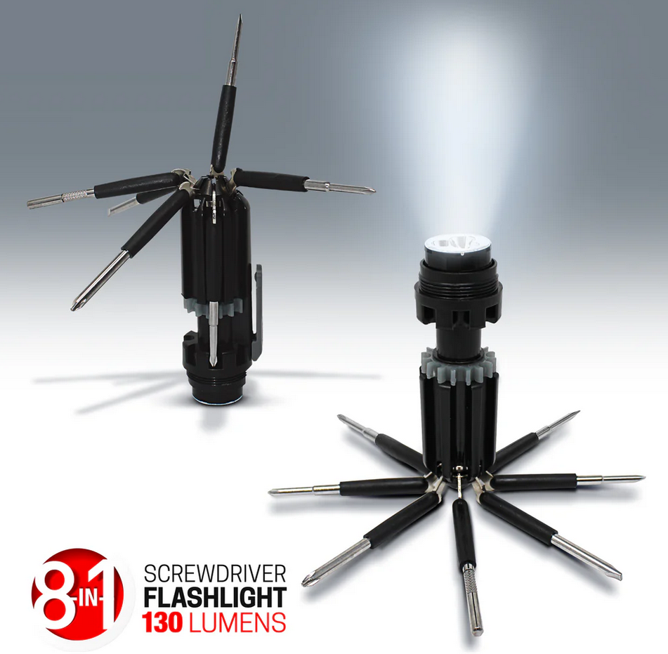 Aduro 8-in-1 Multi-Tool Screwdriver Flashlight - Gallery 7