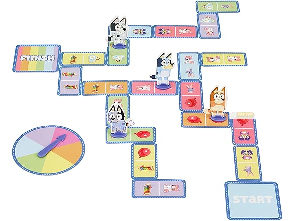 Bluey Hopscotch, Multicolor (17140)