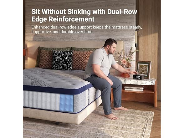 Avenco King Mattress 14 Inch, Luxury Hotel-Level Cooling Hybrid Mattress