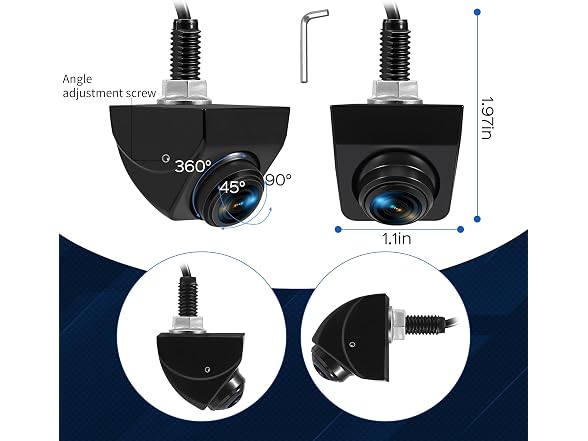 1080P Backup Camera w/ Front View