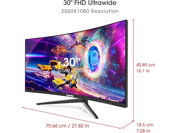 Sceptre 30-inch Curved Gaming Monitor