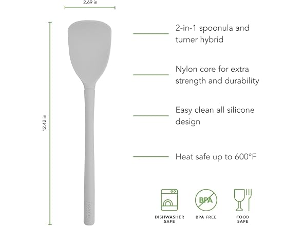 Tovolo Flex Core Scoopula Silicone Multifunction Spoon