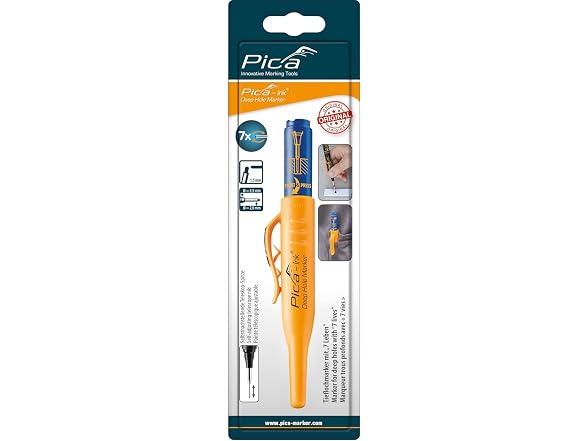 Pica INK Blue Deep Hole Permanent Marker Pen Fine Tip 150-41