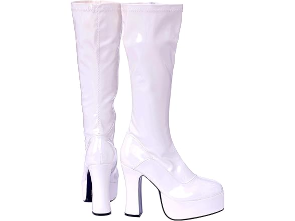 Patent Vinyl High Heel Boots Costume (M)