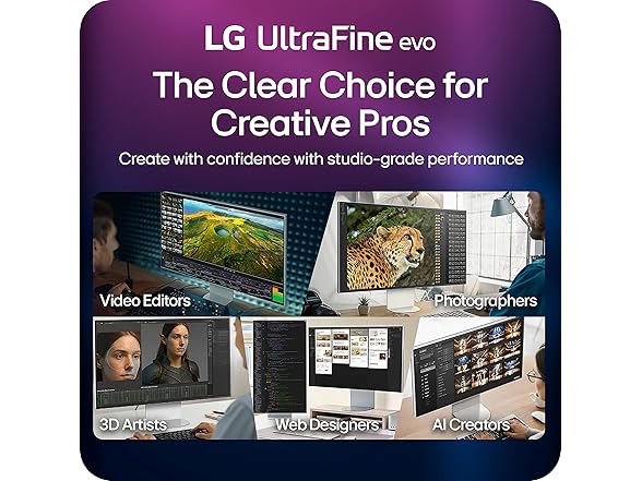 LG 32" UltraFine evo 6K Nano 60Hz IPS Black Professional Monito