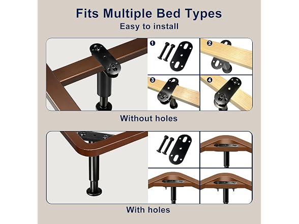 IBGUC Adjustable Height Bed Support Legs