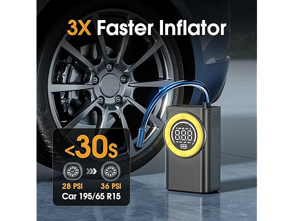 FLYKID Tire Inflator Portable Air Compressor