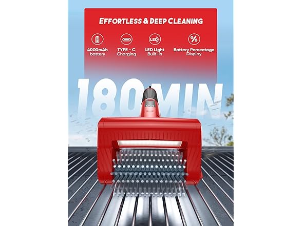 CuLiDing 800 RPM Electric Grill Brush for Outdoor