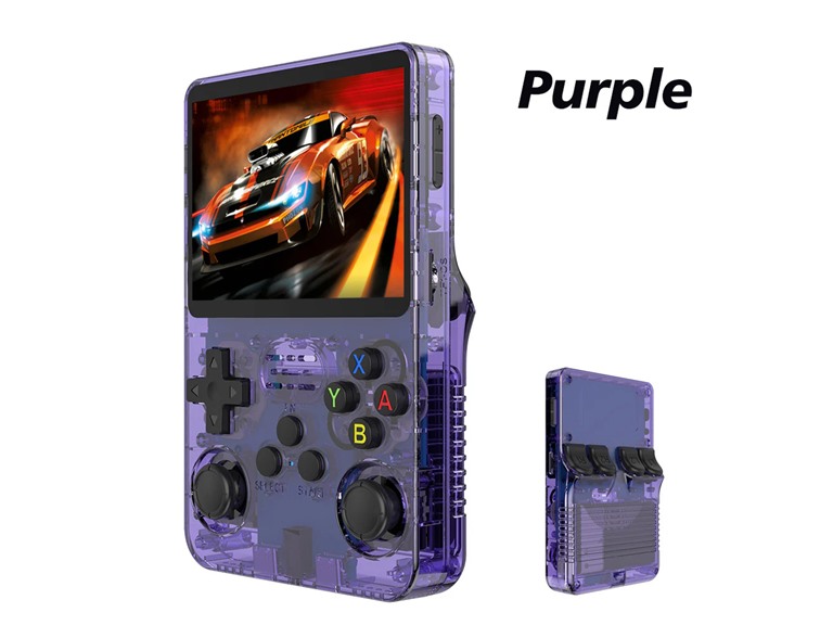 RetroRush MQ-RUSH-PRP RetroRush Retro Handheld Gamin