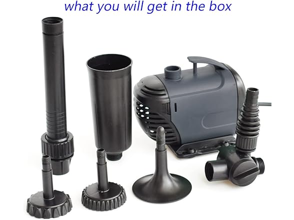 Submersible Pump Pond Fountain