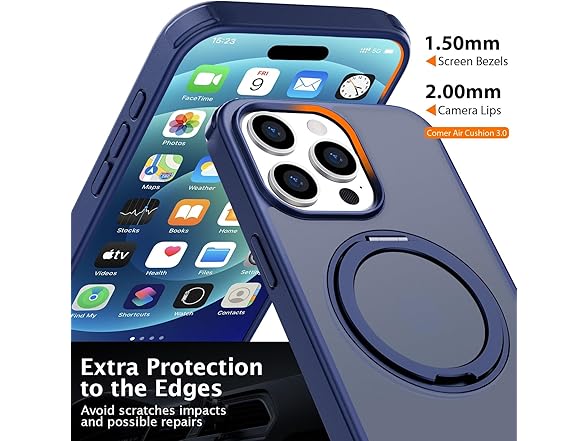 ROSROME for iPhone 15 Pro Max Case