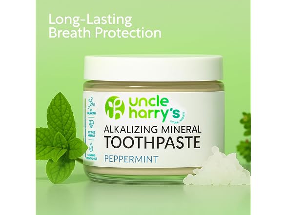 Uncle Harrys Peppermint Toothpaste
