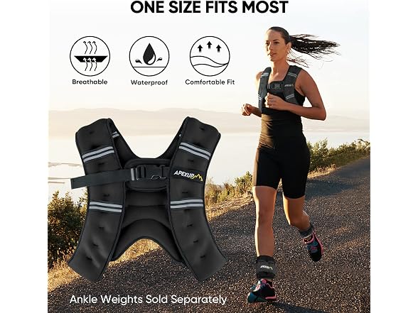 10lbs Weighted Vest Men Women
