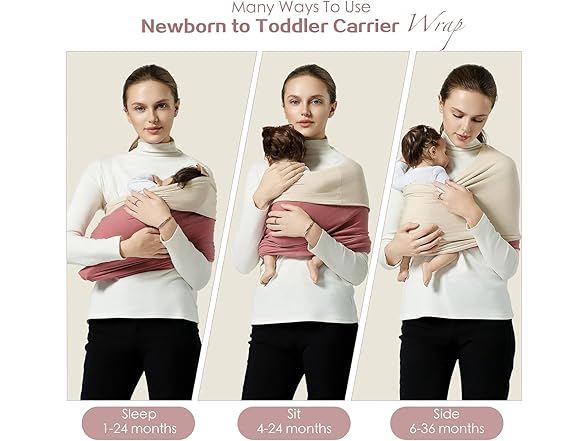 Baby Wrap Sling Newborn to Toddler