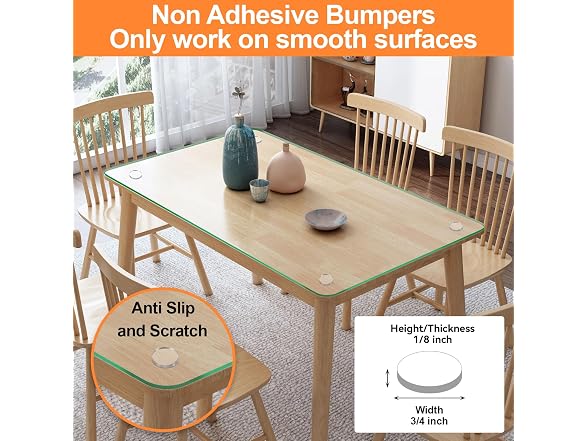 60PC Table Top Anti Slip Pads
