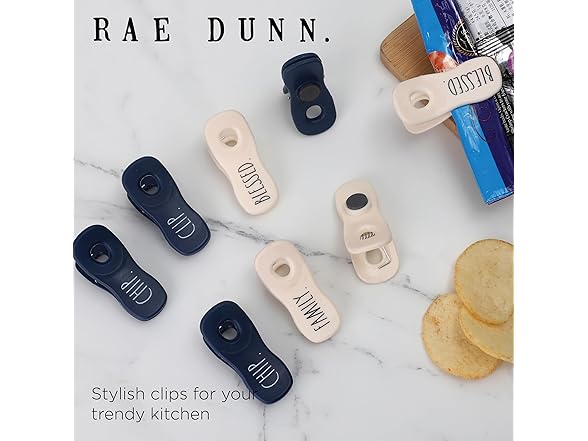 Rae Dunn Bag Clips with Magnet