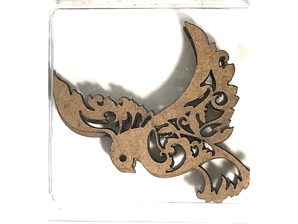 Laser Cut Miniature Wood Shapes - Birds 6 PC