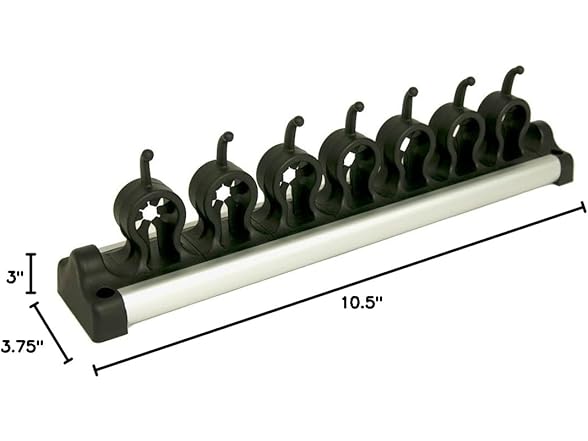 Casabella Wall Mount, Large, Black/Silver