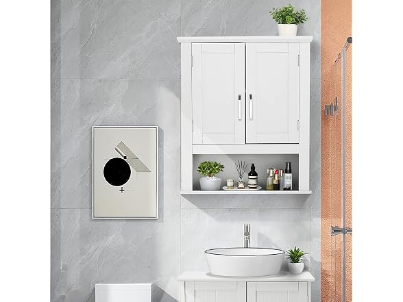 VINGLI Bathroom Wall Cabinet 21"x8.5"x25"