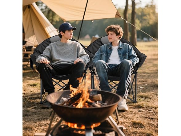 CROS Oversized XL Padded Camping Chair 500 LBS