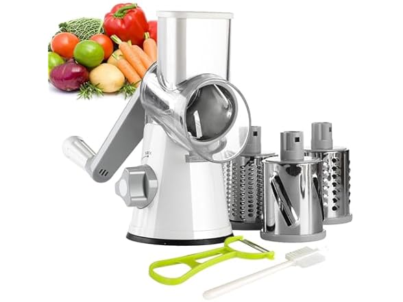 Ourokhome Rotary Cheese Grater Hand Crank