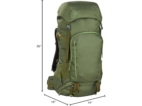 Kelty Asher Backpack (65L Winter Moss)