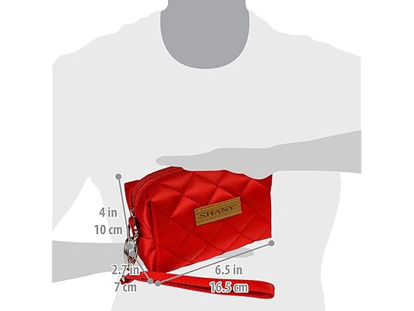 SHANY Limited Edition Travel Makeup Bag  Cherry Red