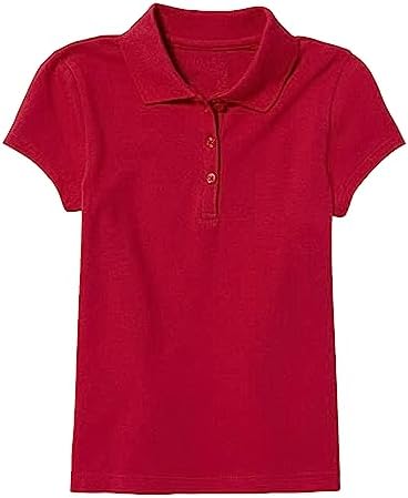 Girls S/S Stretch Pique Polo Shirt