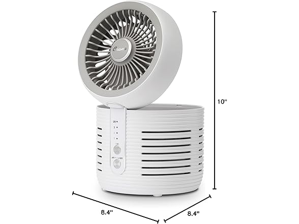 Crane 2-in-1 Air Purifier and Desk Fan