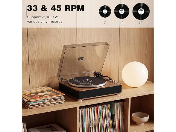 LP&No.1 Vinyl Record Player Turntable - Gallery 2