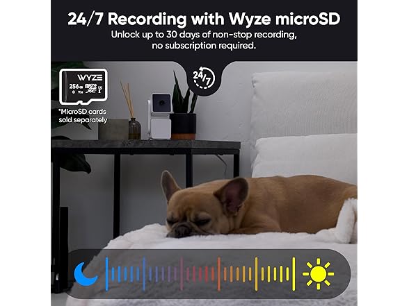 WYZE Smart Home Security Cam White