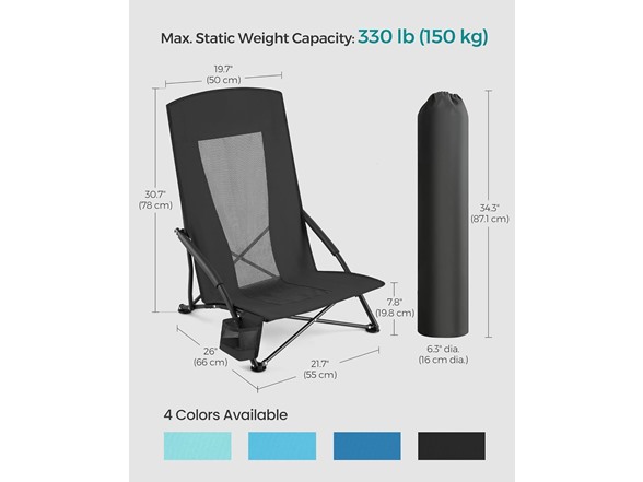 SONGMICS Camping Chair