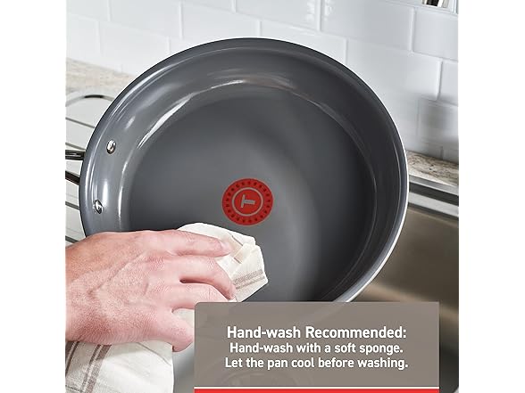T-fal Ceramic Non-Stick Induction, Frypan Set