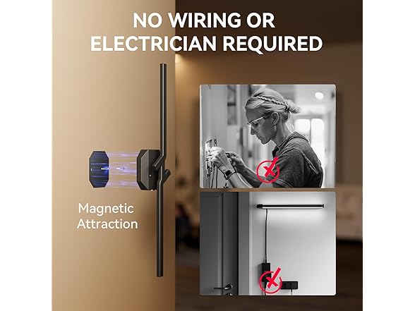 hunhun Battery Operated Wall Sconce