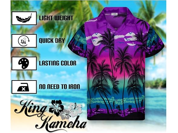 King Kameha Women (XXL) Beach Hawaii-Shirt