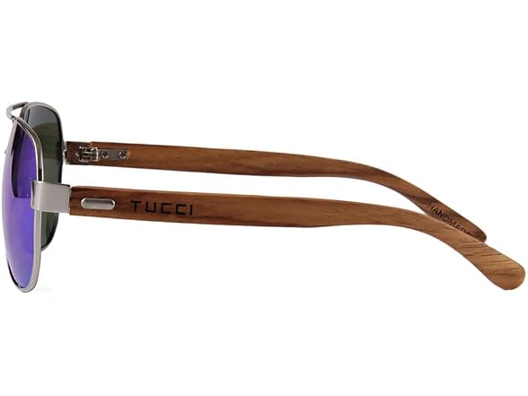Tucci Italy Green Aviator Sunglasses
