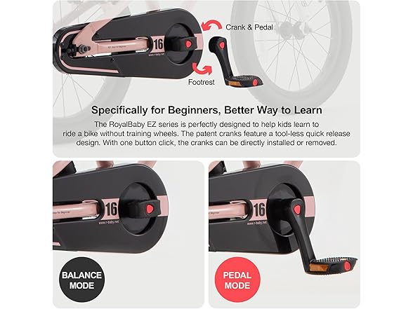 RoyalBaby EZ Fride Kids Bike 16 Inch