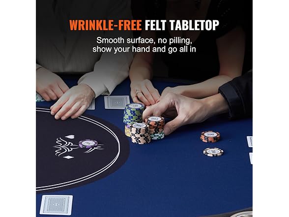 VEVOR 10 Player Foldable Poker Table