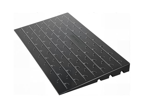 Rubber Threshold Ramp, 4\" Rise Threshold Ramp