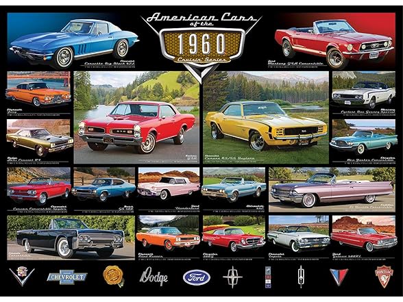 EuroGraphics 1960's Cruisin' Classics Puzzle